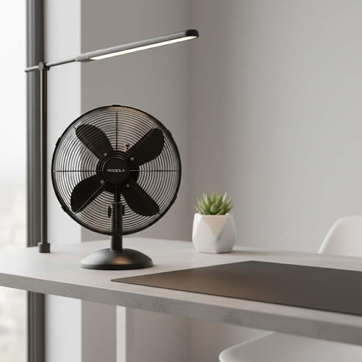 RADIOLA Radiola - Rad-vti40 - Noir - Ventilateur De Table - 3 Vitesses - 40w