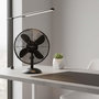 Voir la diapositive 2 : RADIOLA Radiola - Rad-vti40 - Noir - Ventilateur De Table - 3 Vitesses - 40w