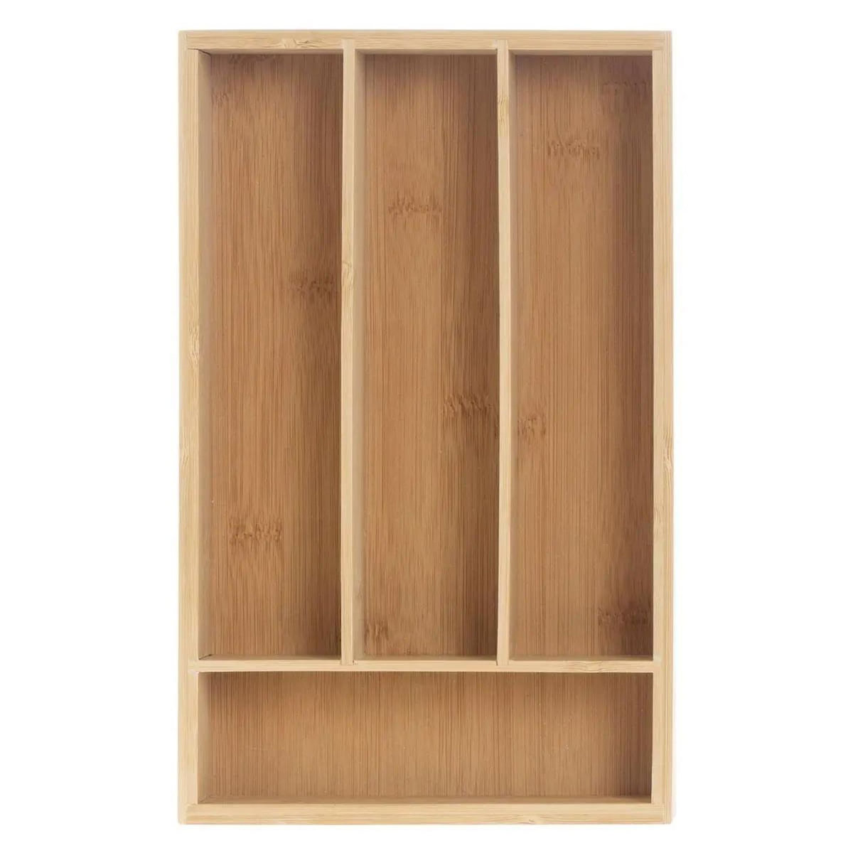 SECRET DE GOURMET Ménagère 24 Pièces & Bac  Cadence  30cm Naturel