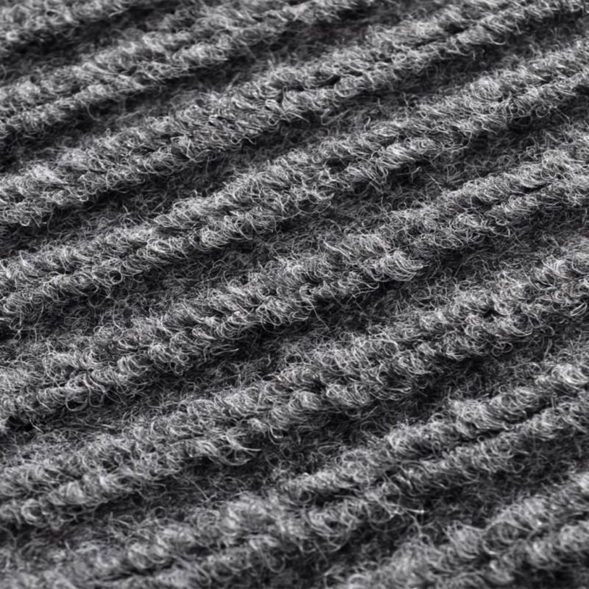 VIDAXL Paillasson Gris 117x220 cm PVC