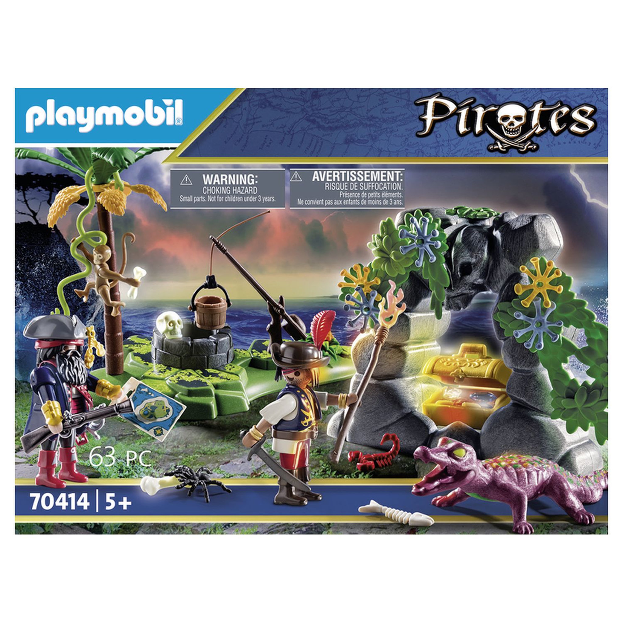 Voir la diapositive 2 : PLAYMOBIL PLAY 70414 REPAIRE DU TRESOR