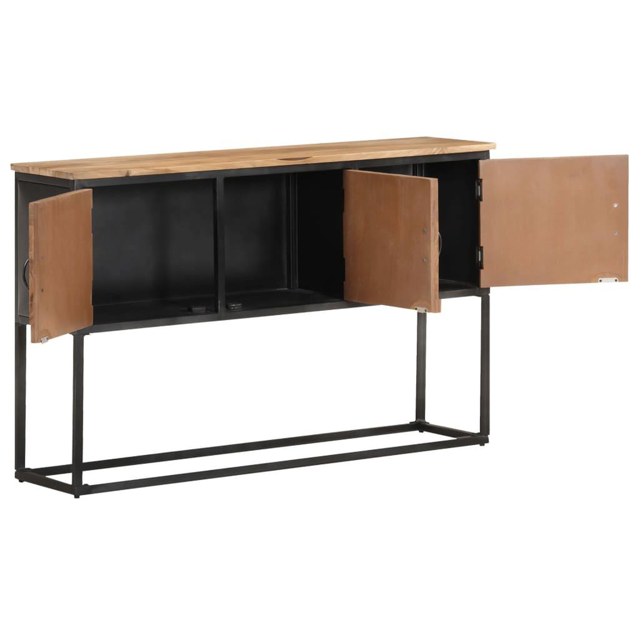 Voir la diapositive 3 : VIDAXL Buffet 120x30x75 cm bois d'acacia solide