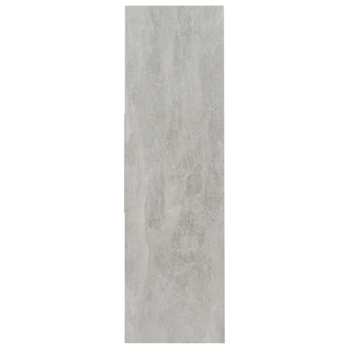 VIDAXL Bibliotheque Gris beton 97,5x29,5x100 cm Bois d'ingenierie