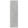 Voir la diapositive 5 : VIDAXL Bibliotheque Gris beton 97,5x29,5x100 cm Bois d'ingenierie