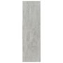 Voir la diapositive 5 : VIDAXL Bibliotheque Gris beton 97,5x29,5x100 cm Bois d'ingenierie