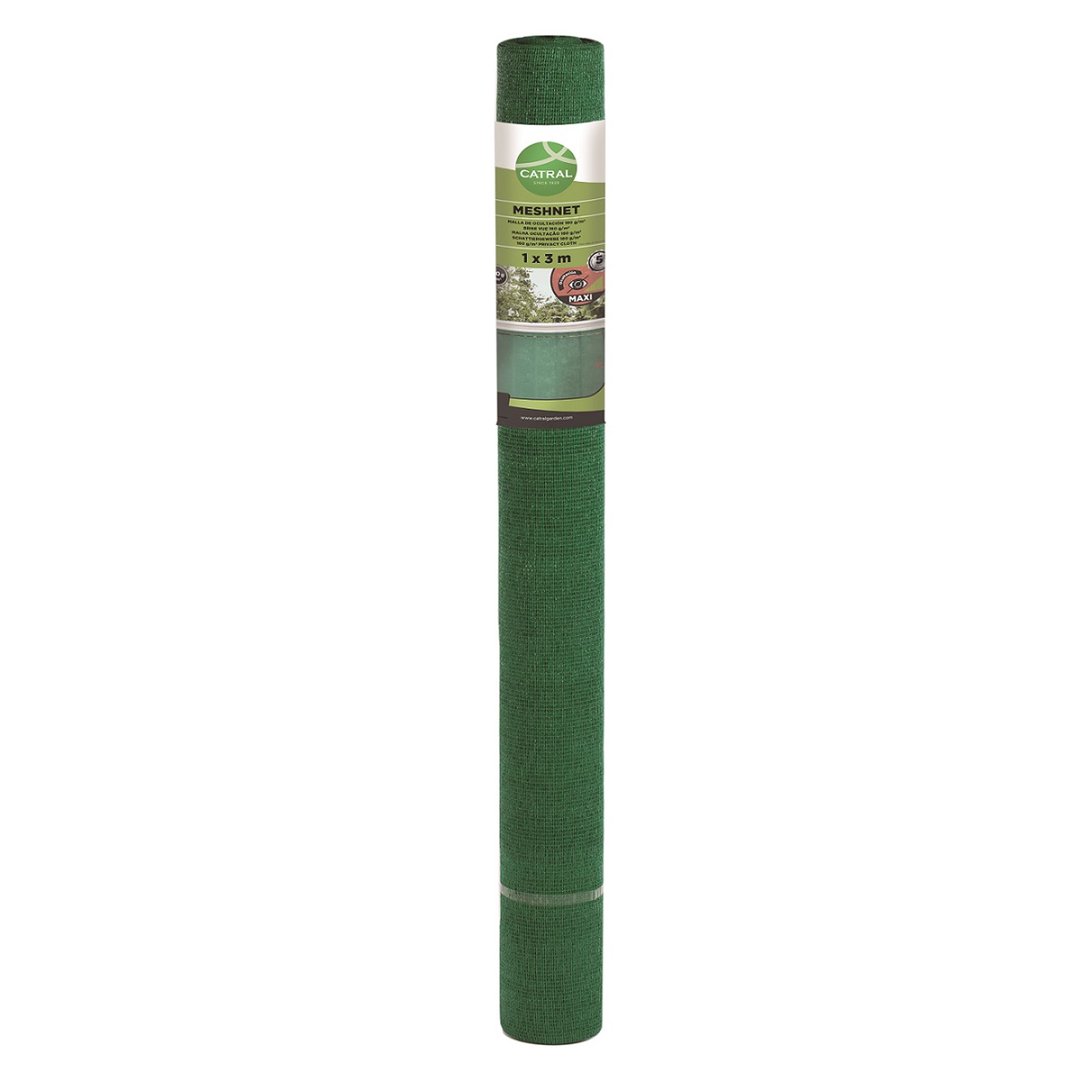 Voir la diapositive 2 : Brise vue vert foncé 1 x 10 m 