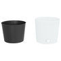 Voir la diapositive 3 : VIDAXL Jardiniere et interieur amovible blanc 15 /15,3 L rotin PP