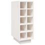 Voir la diapositive 2 : VIDAXL Armoire à vin Blanc 23x34x61 cm Bois de pin massif