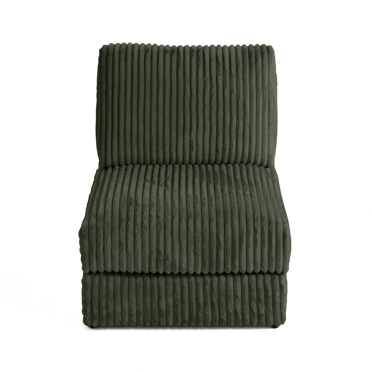 LISA DESIGN Jasper - module d'assise - en fausse fourrure côtelée