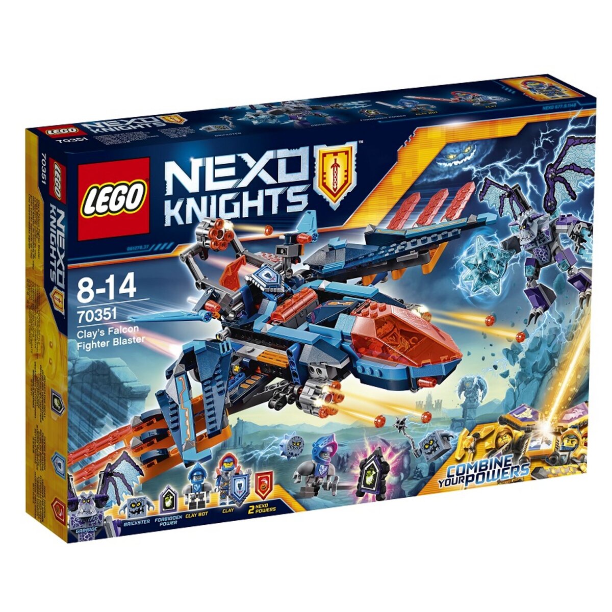 LEGO Nexo Knights 70351 - Le faucon de combat de Clay