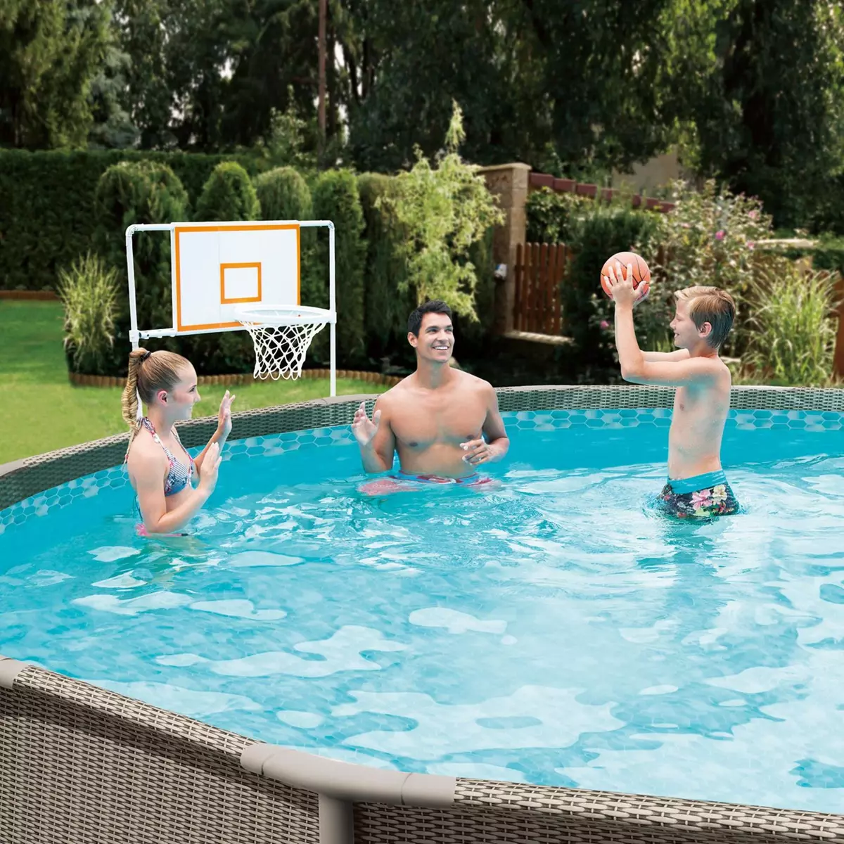 SUMMER WAVES Jeu de basket-ball pour piscine hors sol SummerWaves