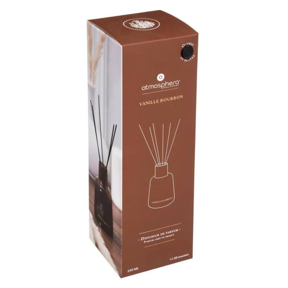 COMPTOIR DE LA BOUGIE Diffuseur de Parfum  Bili  250ml Vanille Bourbon