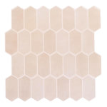 The Home Deco Factory 4 crédences adhésives hexagonales - 30 x 30 cm - Beige