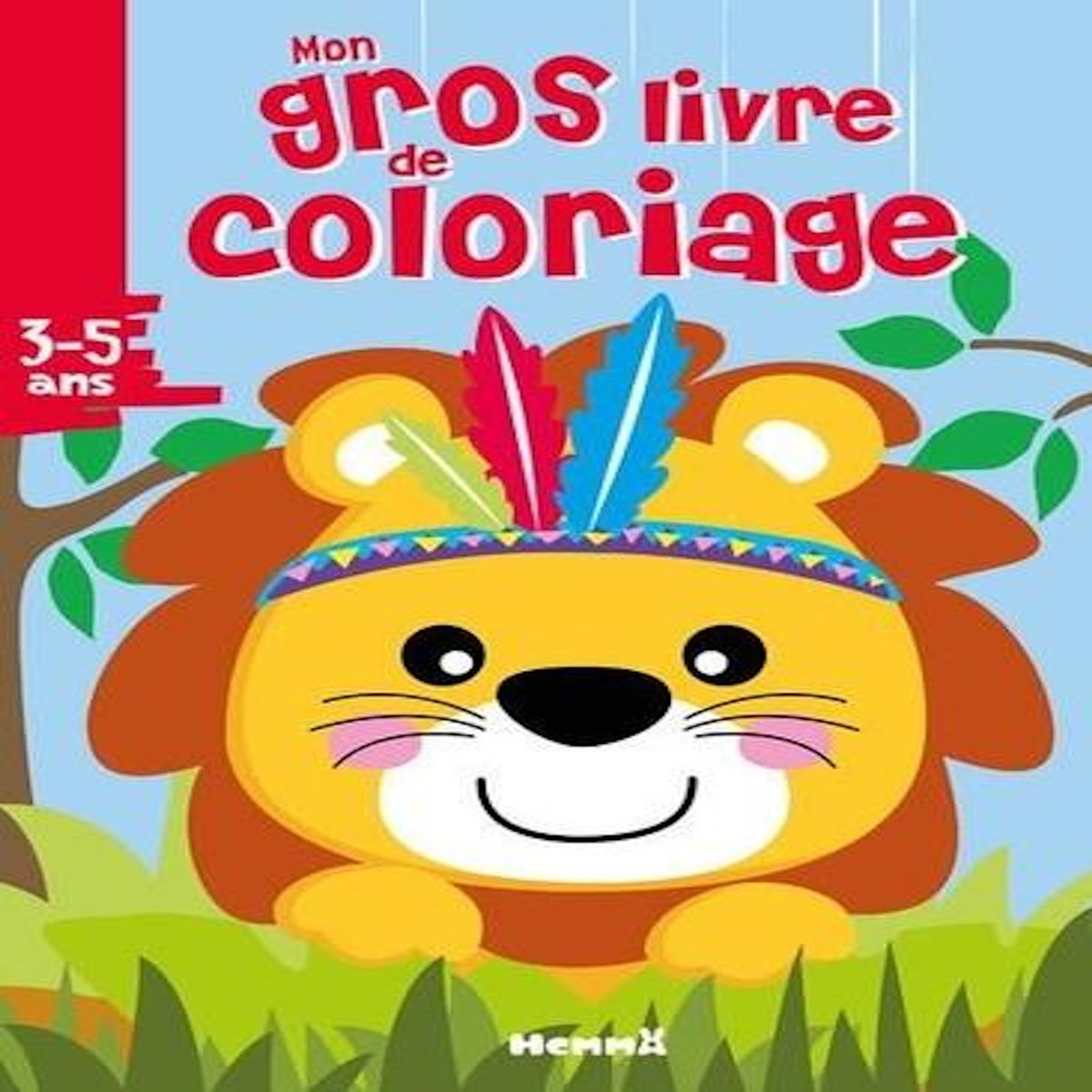 MON GROS LIVRE DE COLORIAGE LION, Hemma