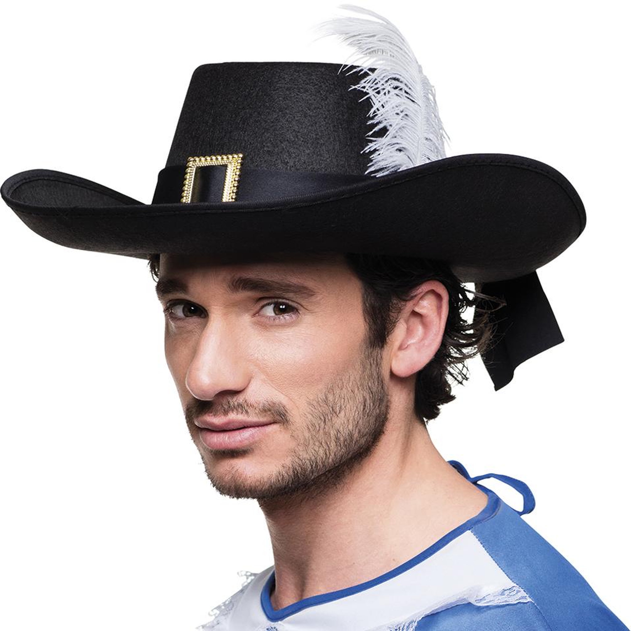 Boland Chapeau de Mousquetaire - Ruban Noir