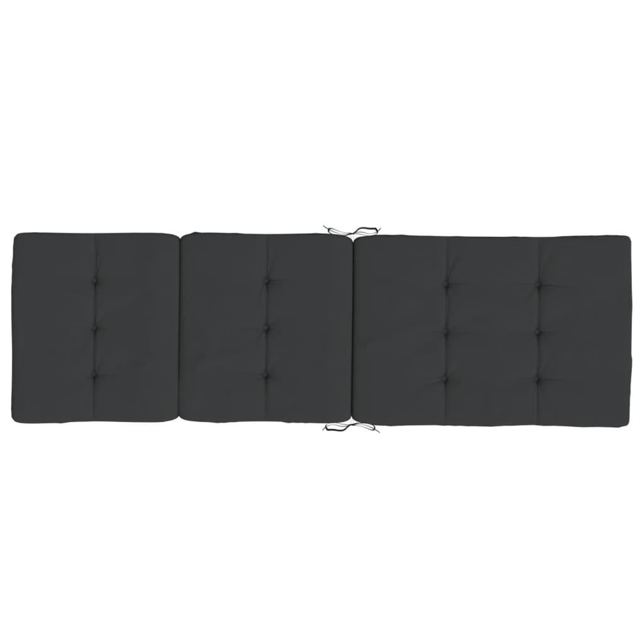 Voir la diapositive 5 : VIDAXL Coussins de chaise longue lot de 2 noir tissu oxford