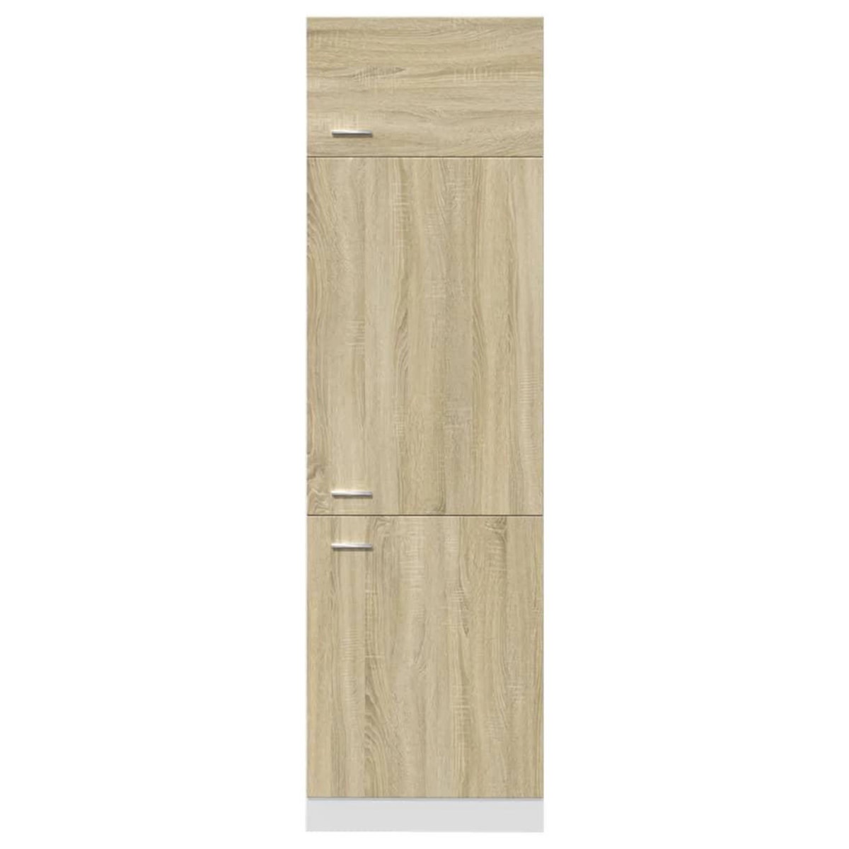 VIDAXL Armoire de refrigerateur Chene sonoma 60x57x207 cm Agglomere