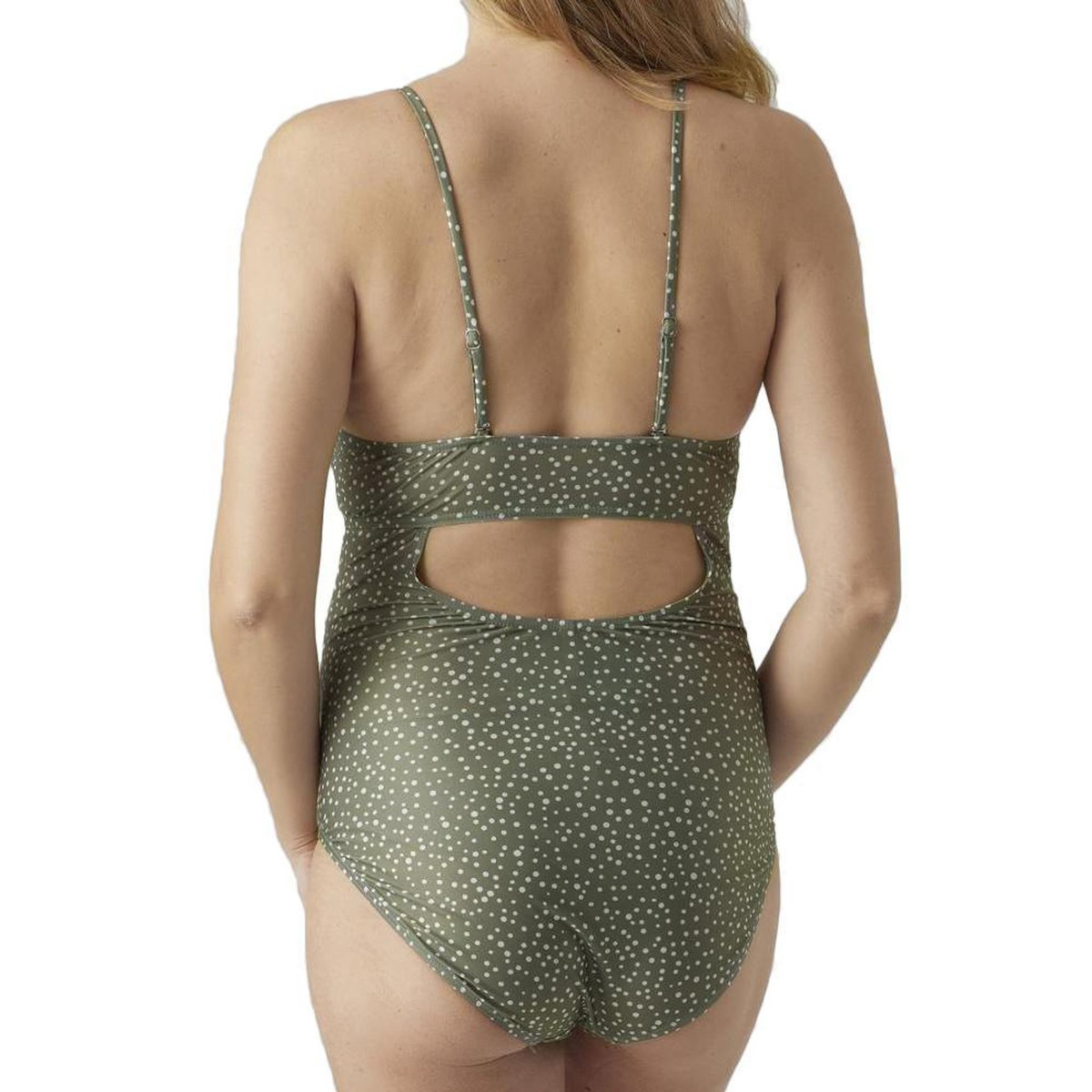 MAMALICIOUS Maillot de bain de Grossesse Kaki Femme Mamalicious Panilla