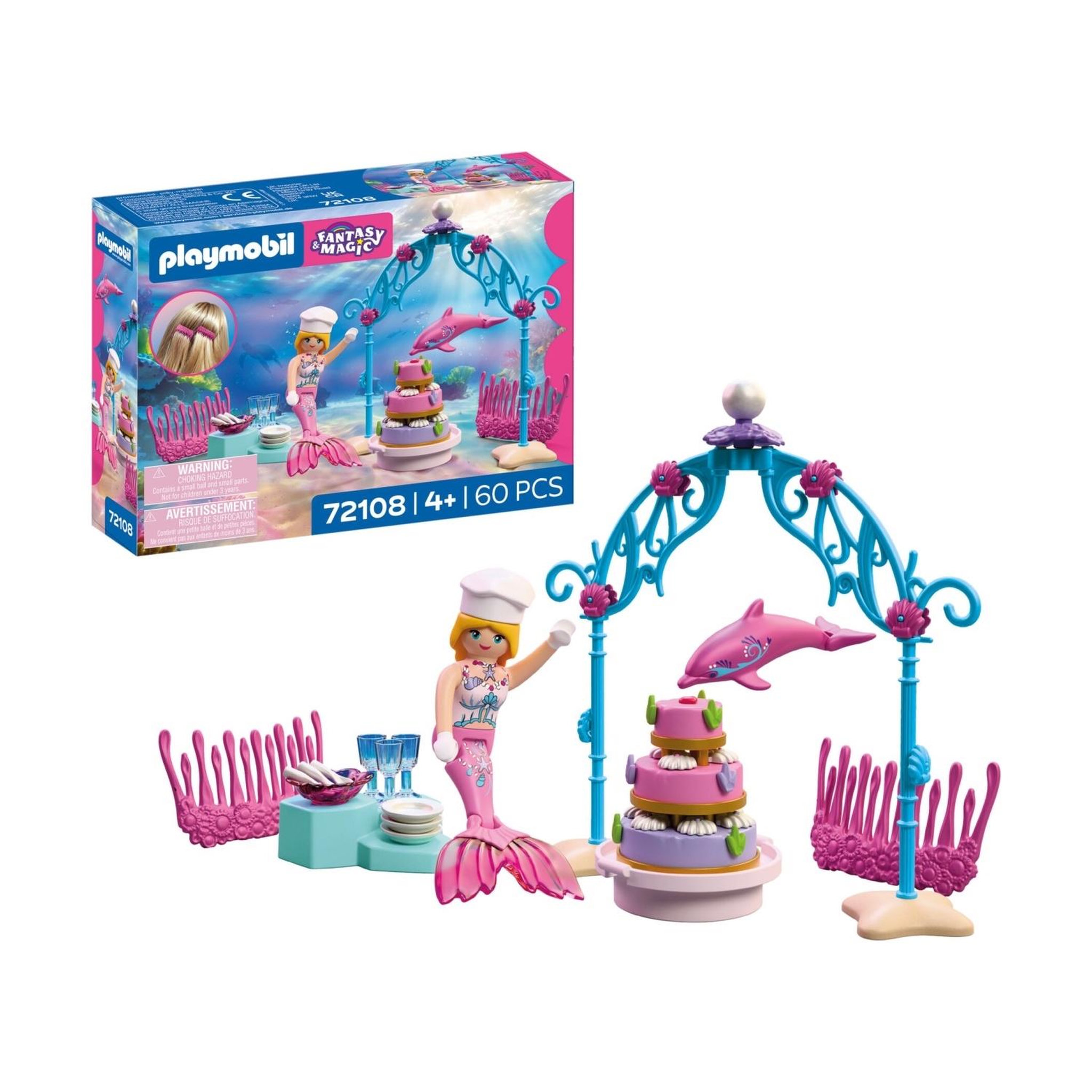 Voir la diapositive 2 : PLAYMOBIL Buffet de mariage sous-marin