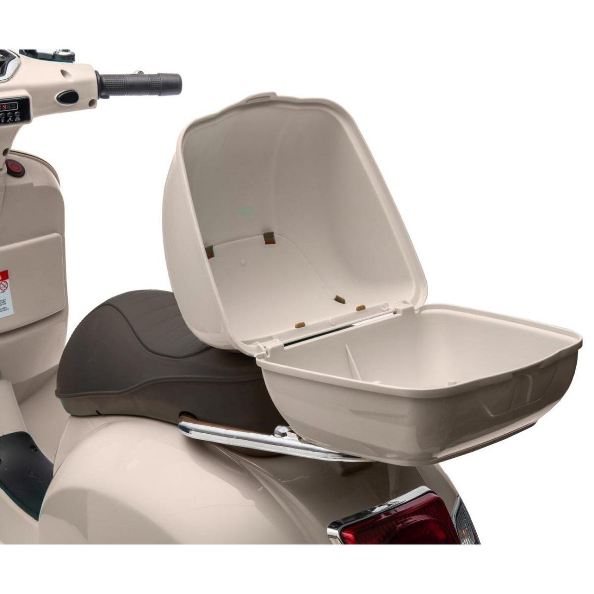 Voir la diapositive 2 : MILLY MALLY Voiture electrique vespa gts super blanc