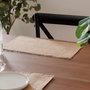 Voir la diapositive 4 : SECRET DE GOURMET Set de Table Déco  Maha  30x45cm Beige