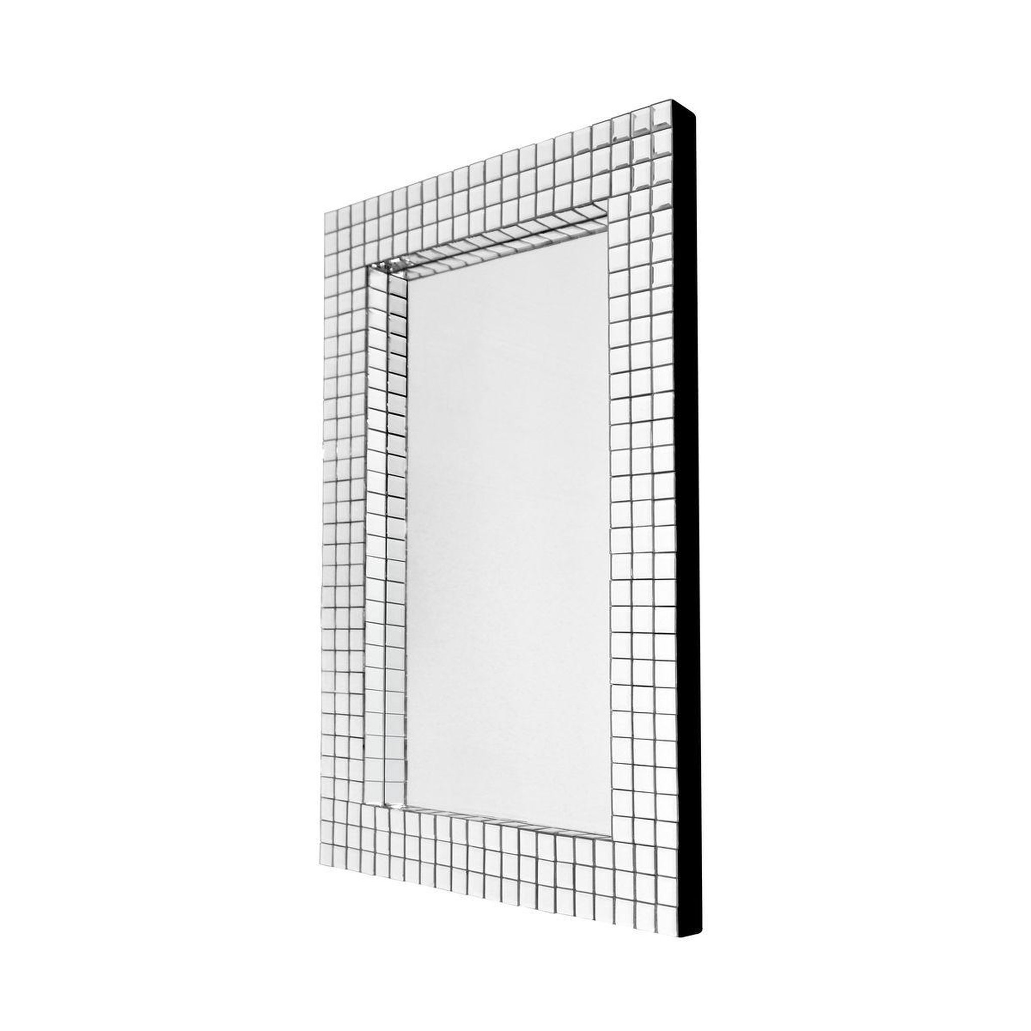 Voir la diapositive 2 : Paris Prix Miroir Mural Design  Apollos  90cm Argent