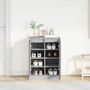 Voir la diapositive 3 : VIDAXL Armoire a chaussures sonoma gris 57x34x76 cm bois d'ingenierie