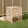 Voir la diapositive 3 : VIDAXL Composteur 82,5x82,5x99,5 cm Bois massif de pin