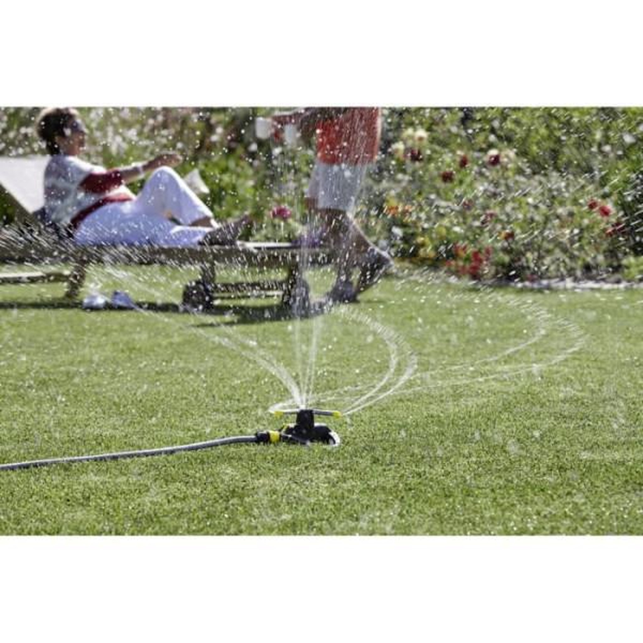 Voir la diapositive 3 : KARCHER Arroseur  rotatif bras métal 130/3 - KARCHER - 26450190