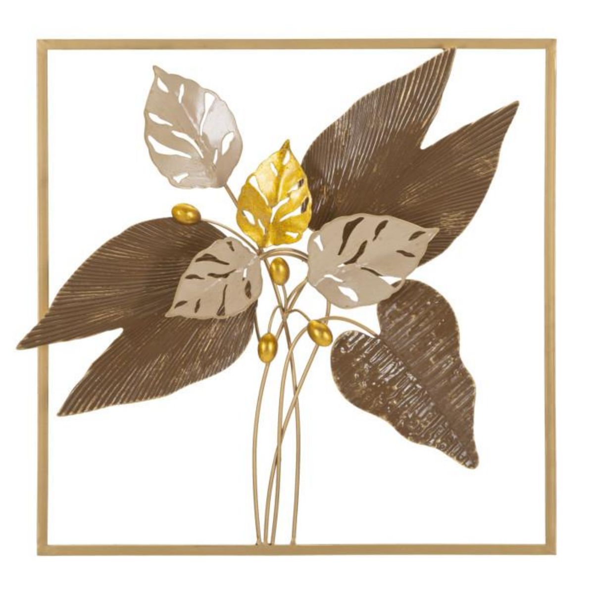 Paris Prix Décoration Murale Encadrée en Métal  Browy  50cm Multicolore