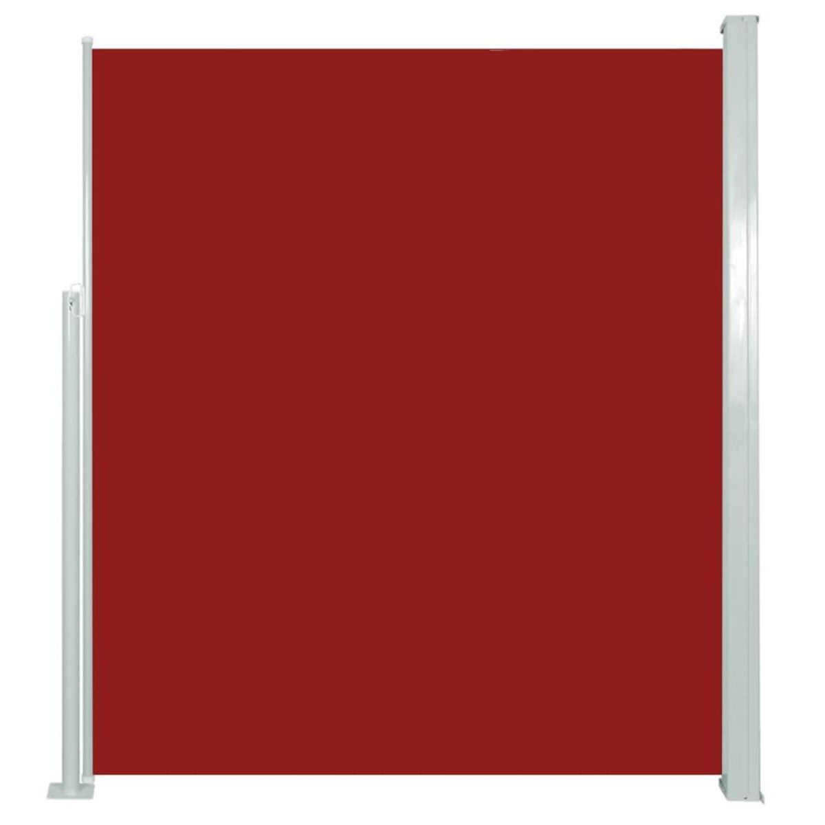 VIDAXL Auvent lateral retractable 160 x 500 cm Rouge