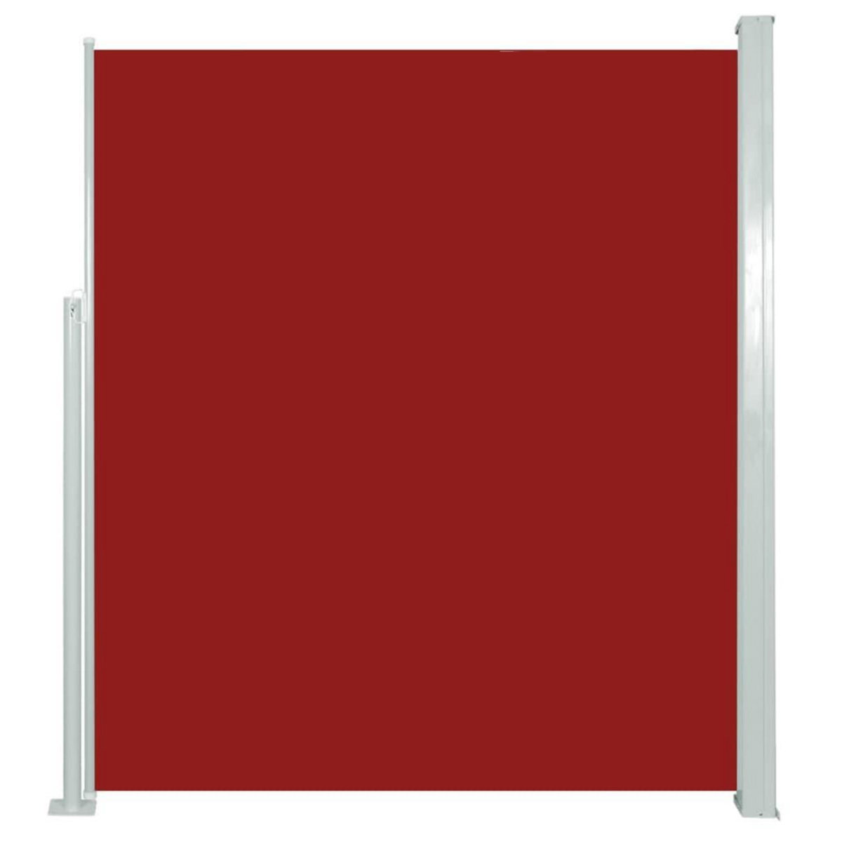 VIDAXL Auvent lateral retractable 160 x 500 cm Rouge
