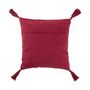 Voir la diapositive 2 : Paris Prix Coussin Déco à Motifs  Cherry  45x45cm Bordeaux