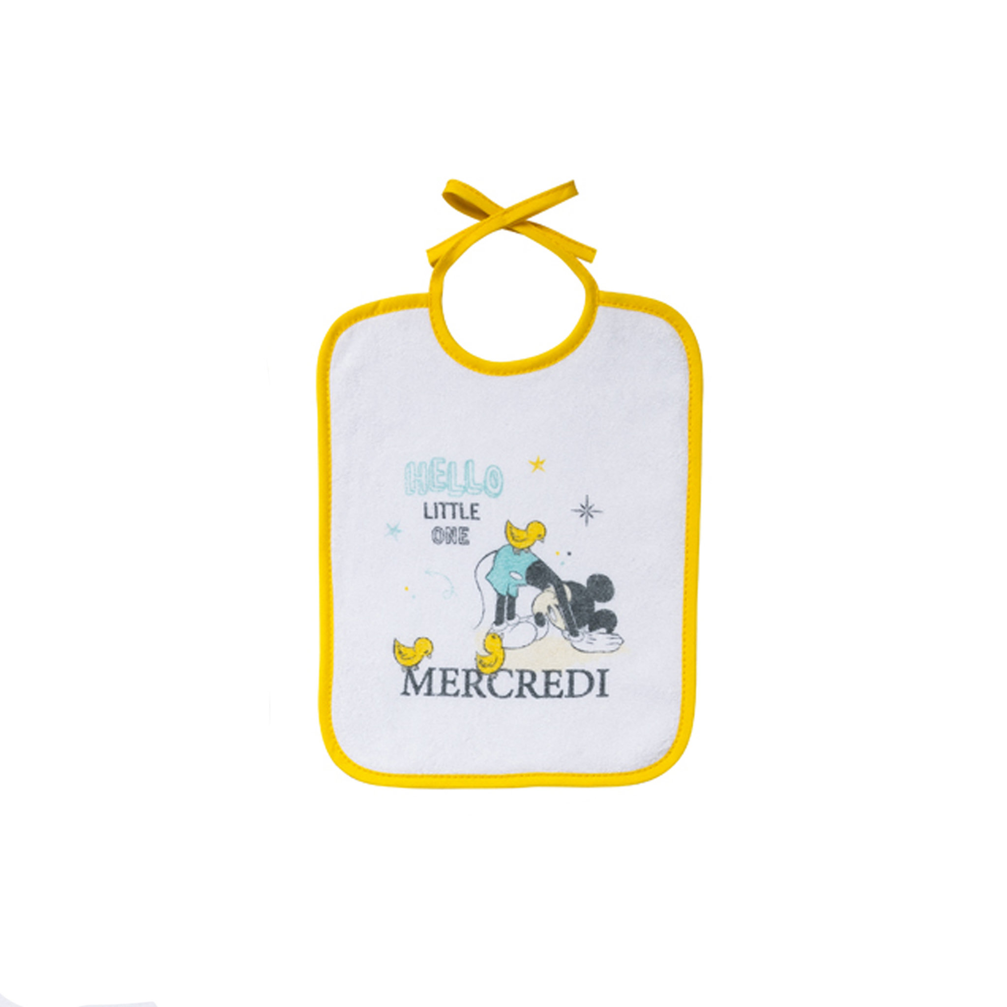 Voir la diapositive 4 : DISNEY Lot de 7 bavoirs naissance Mickey Little One            
