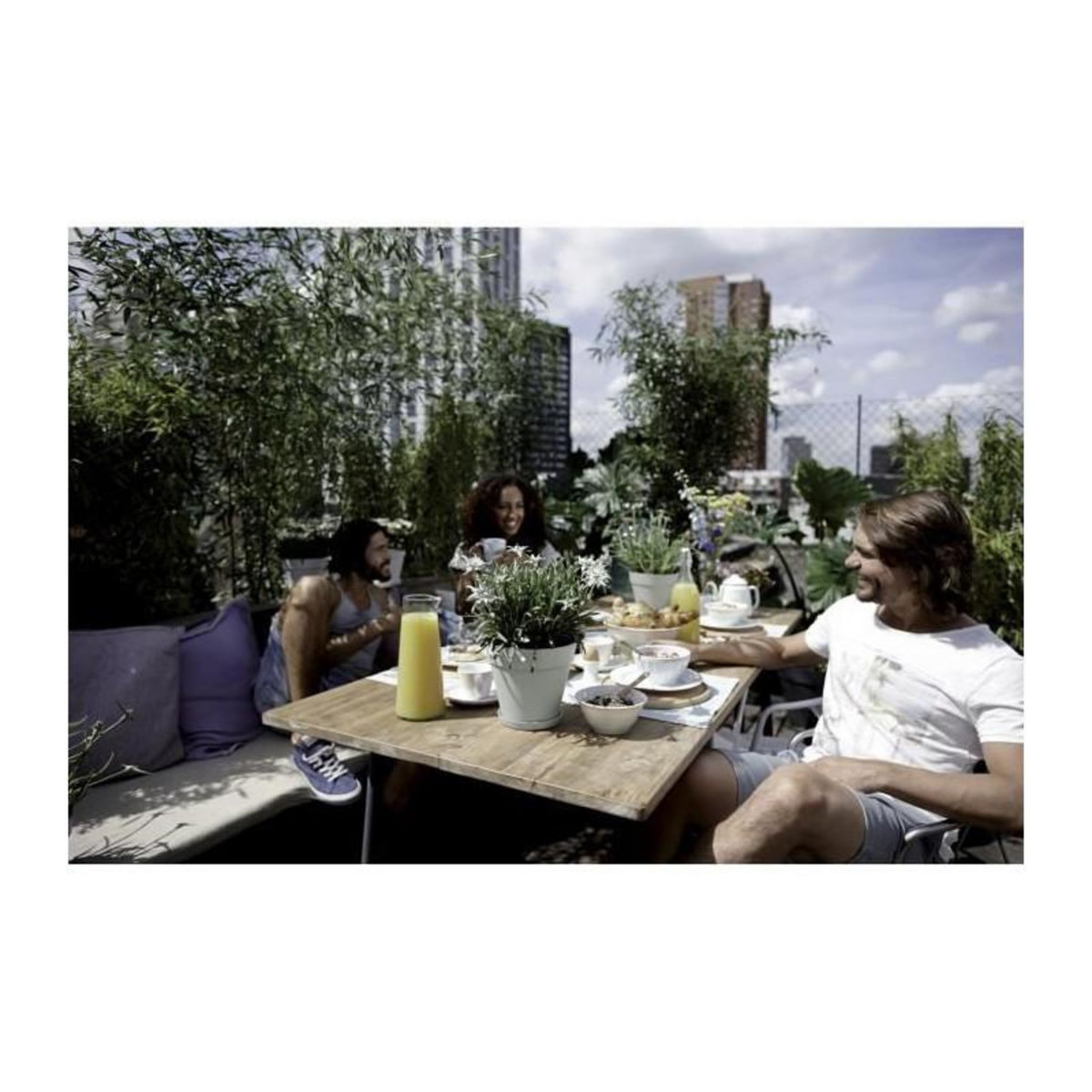 ELHO Pot de fleurs rond Loft Urban Ø 30 x H.26 cm - Anthracite