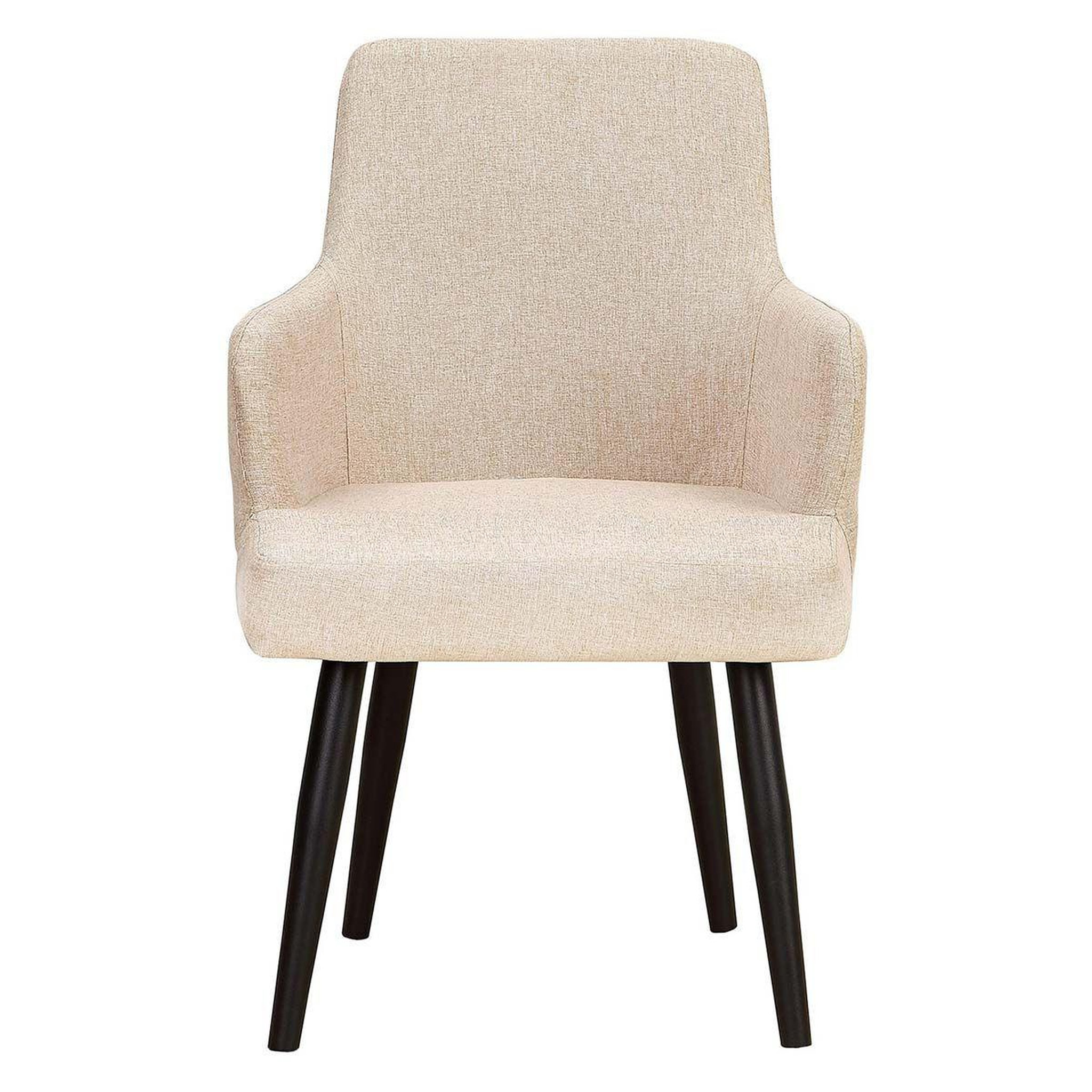 Voir la diapositive 2 : Paris Prix Lot de 2 Fauteuils en Tissu  Gitega  82cm Beige