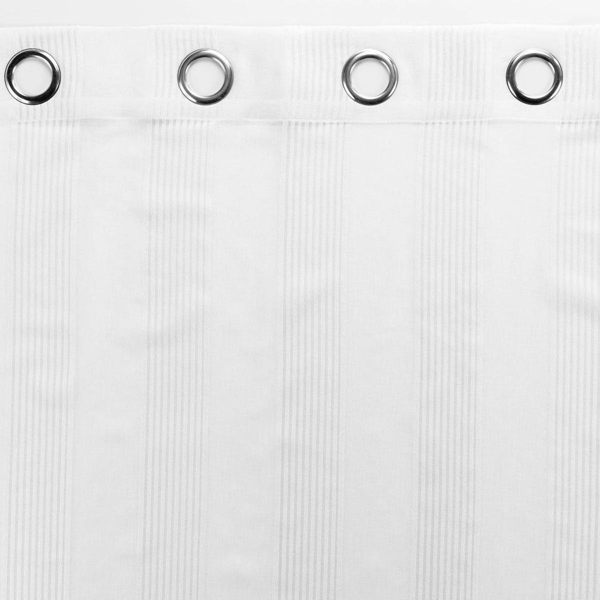 Voir la diapositive 3 : Douceur d'Intérieur Rideau voilage à œillets  elizeon  140x280cm blanc