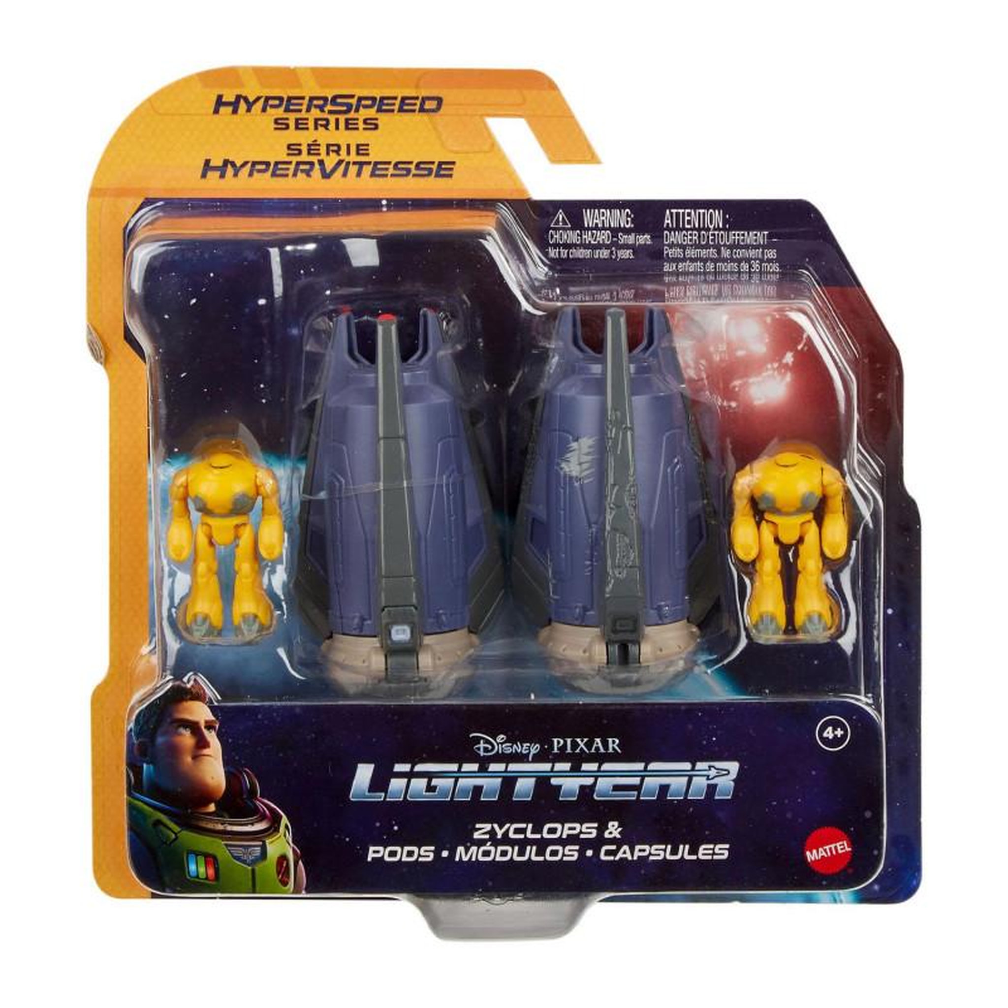 Voir la diapositive 2 : MATTEL Mattel - Lightyear Flight Cyclops + Enemy Fighter Ship HHJ96