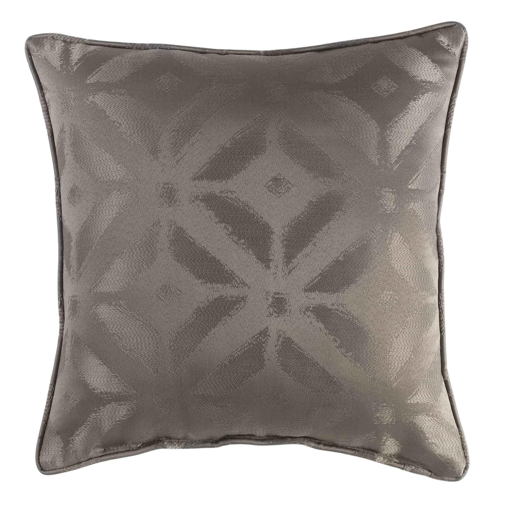 Eden Coussin tisse jacquard majestic. Coloris disponibles : Marron, Gris