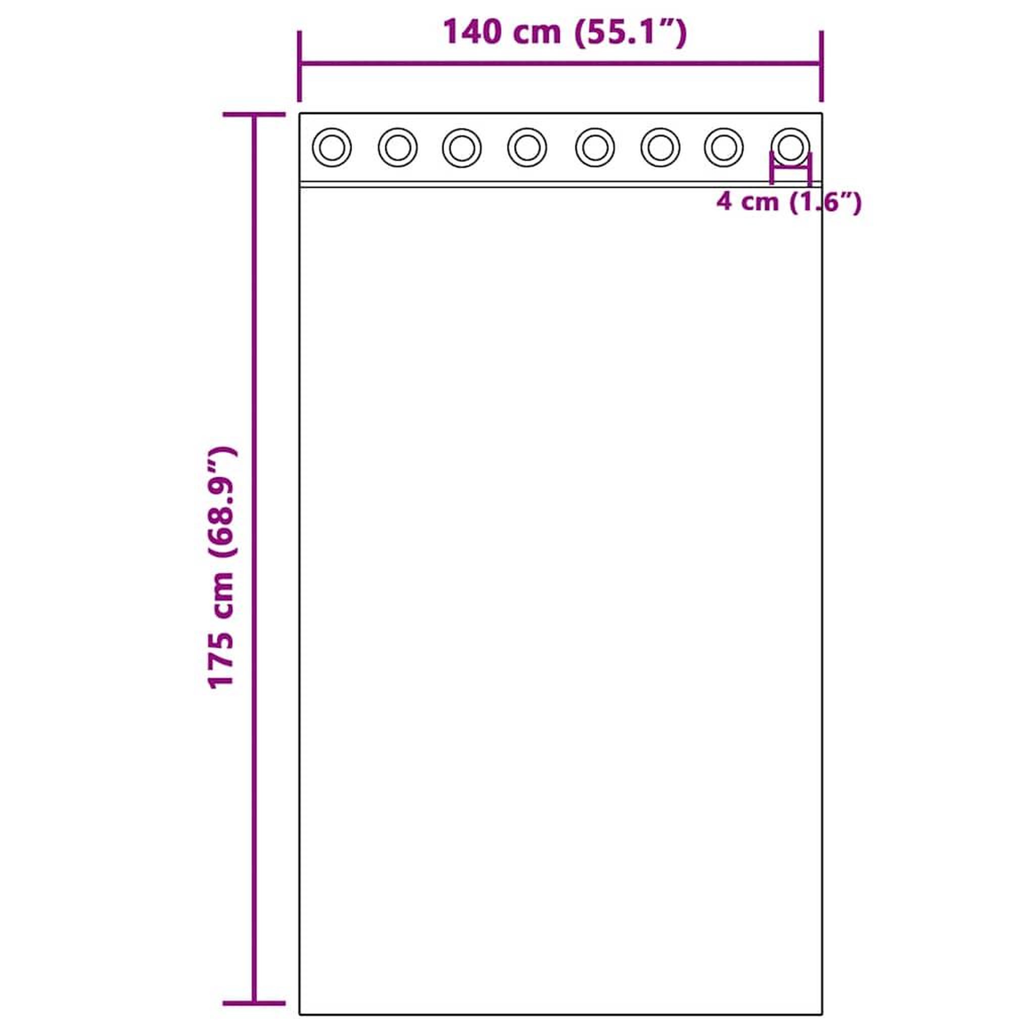 Voir la diapositive 6 : VIDAXL Rideaux en voile avec œillets 2 pcs vert pomme 140x175 cm