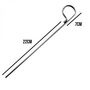 Voir la diapositive 2 : LINXOR Lot de 5 pitons fixes gazon en inox 29 cm