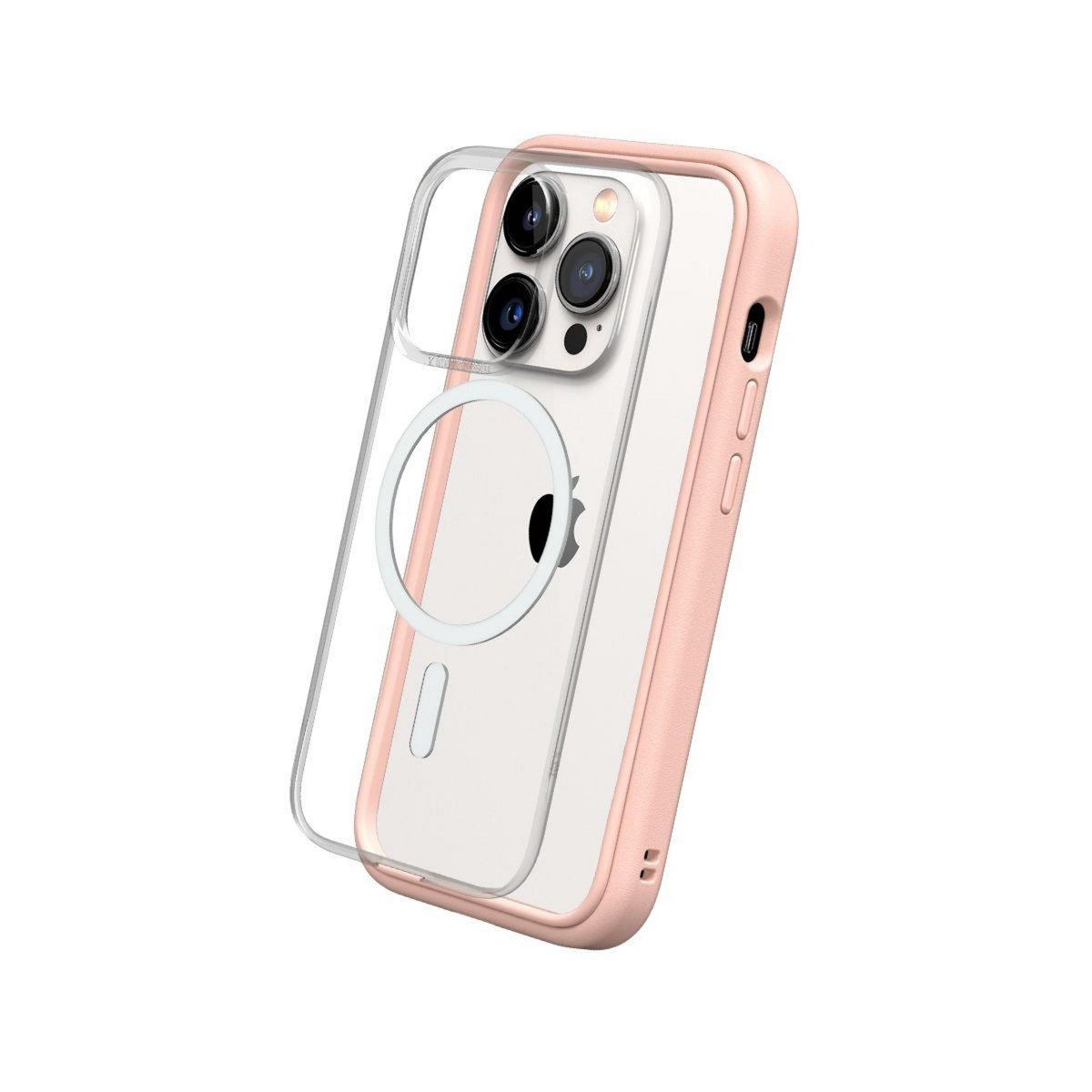 RHINOSHIELD Coque bumper iPhone 14 Pro Mod NX Rose MagSafe