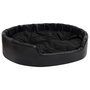 Voir la diapositive 2 : VIDAXL Lit pour chiens Noir 99x89x21 cm Peluche et similicuir