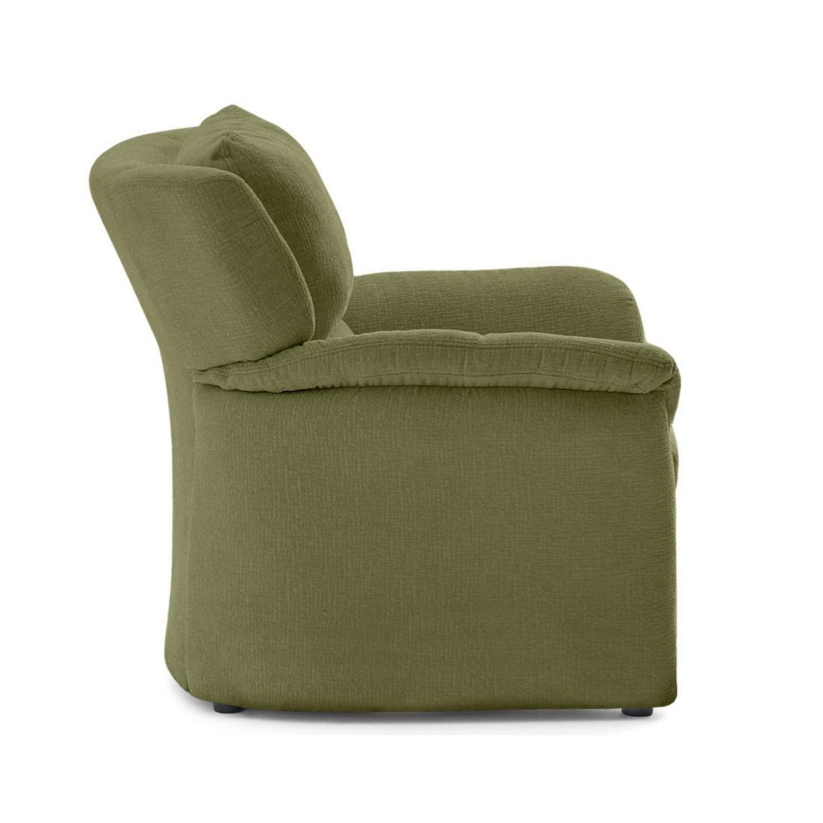 LISA DESIGN Bastille - fauteuil en tissu velours relief