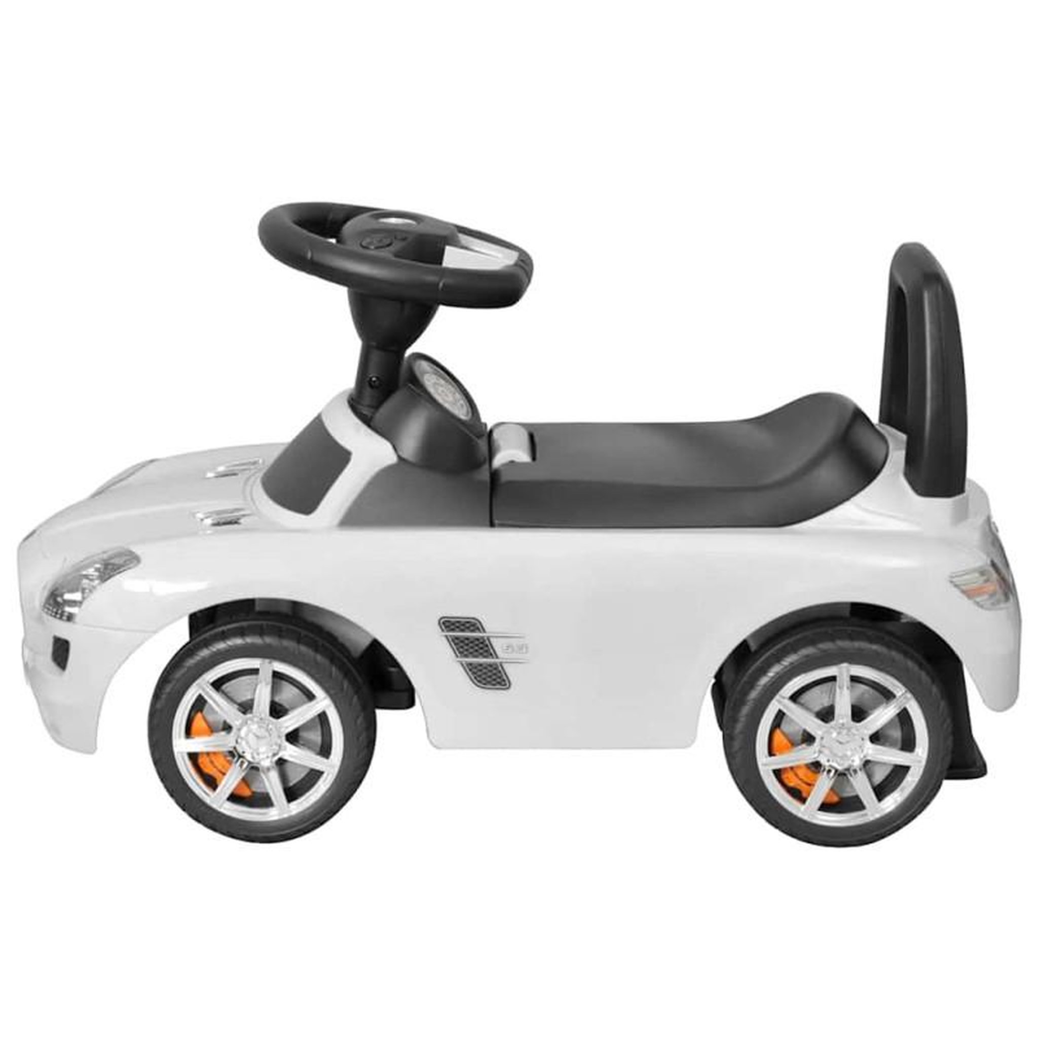 Voir la diapositive 5 : VIDAXL Voiture à pousser par pieds pour enfants blanc