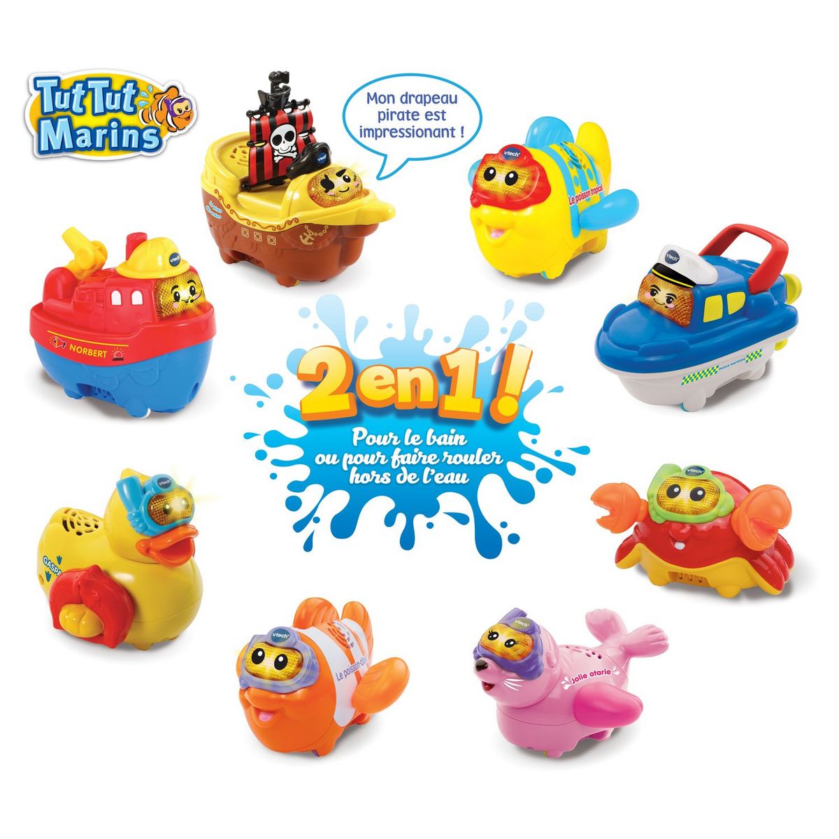 VTECH Bateaux et Animaux - Tut Tut Marins
