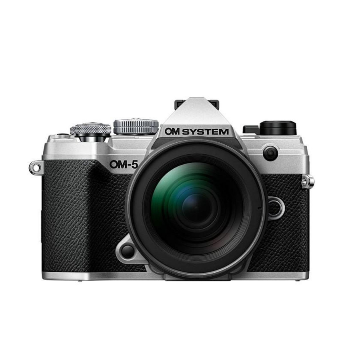 OM SYSTEM Appareil photo hybride OM System OM 5 silver + ED 12 45mm f 4 PRO