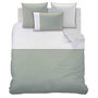 Voir la diapositive 3 : MATT & ROSE Parure housse de couette en coton 57 fils TENDANCE CERAMIQUE
