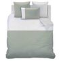 Voir la diapositive 3 : MATT & ROSE Parure housse de couette en coton 57 fils TENDANCE CERAMIQUE
