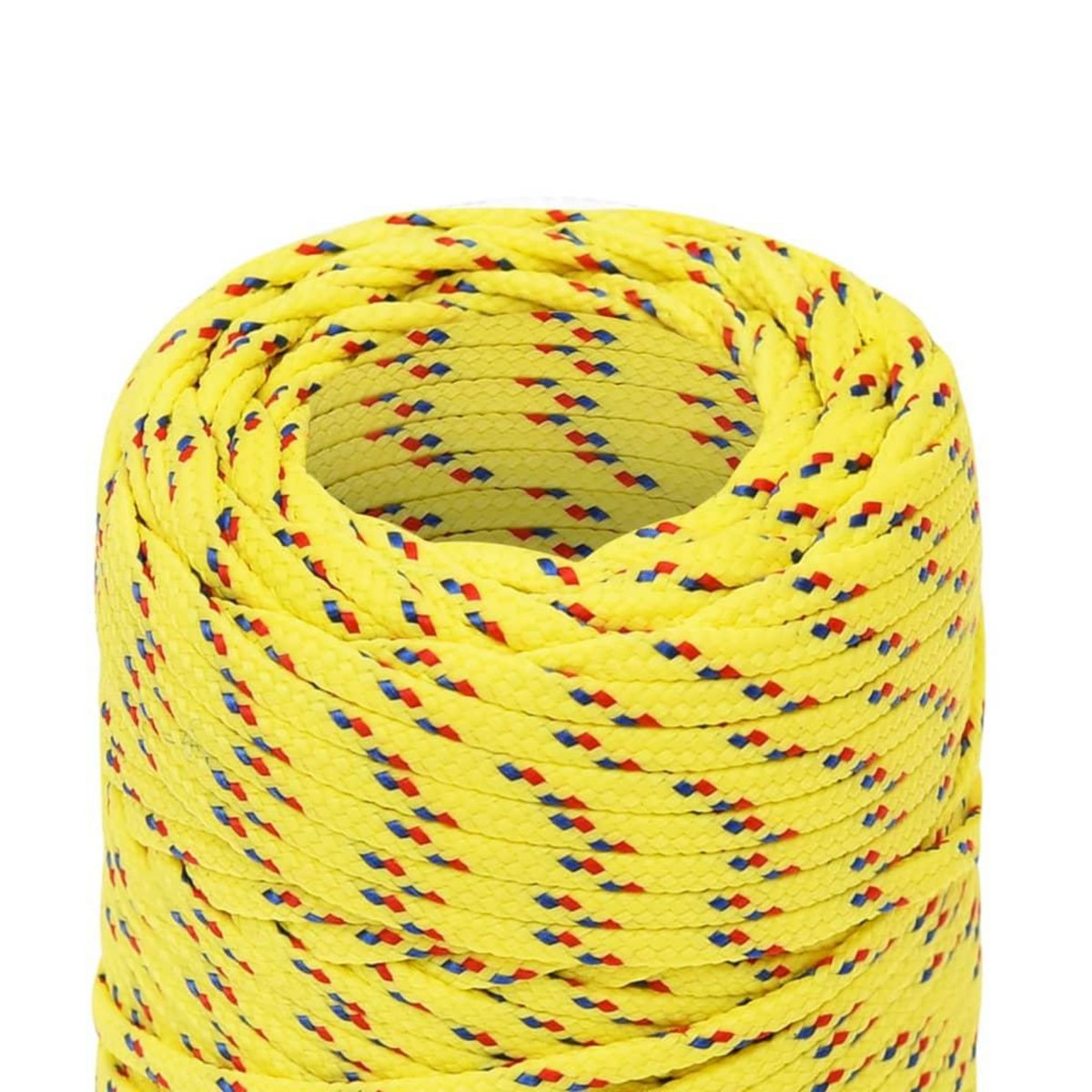 VIDAXL Corde de bateau Jaune 2 mm 100 m Polypropylene